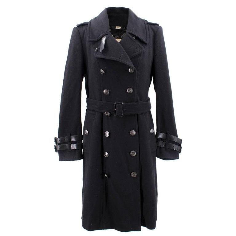 Burberry Long Cashmere Blend Trench Coat (US 10/L) For Sale at 1stDibs ...
