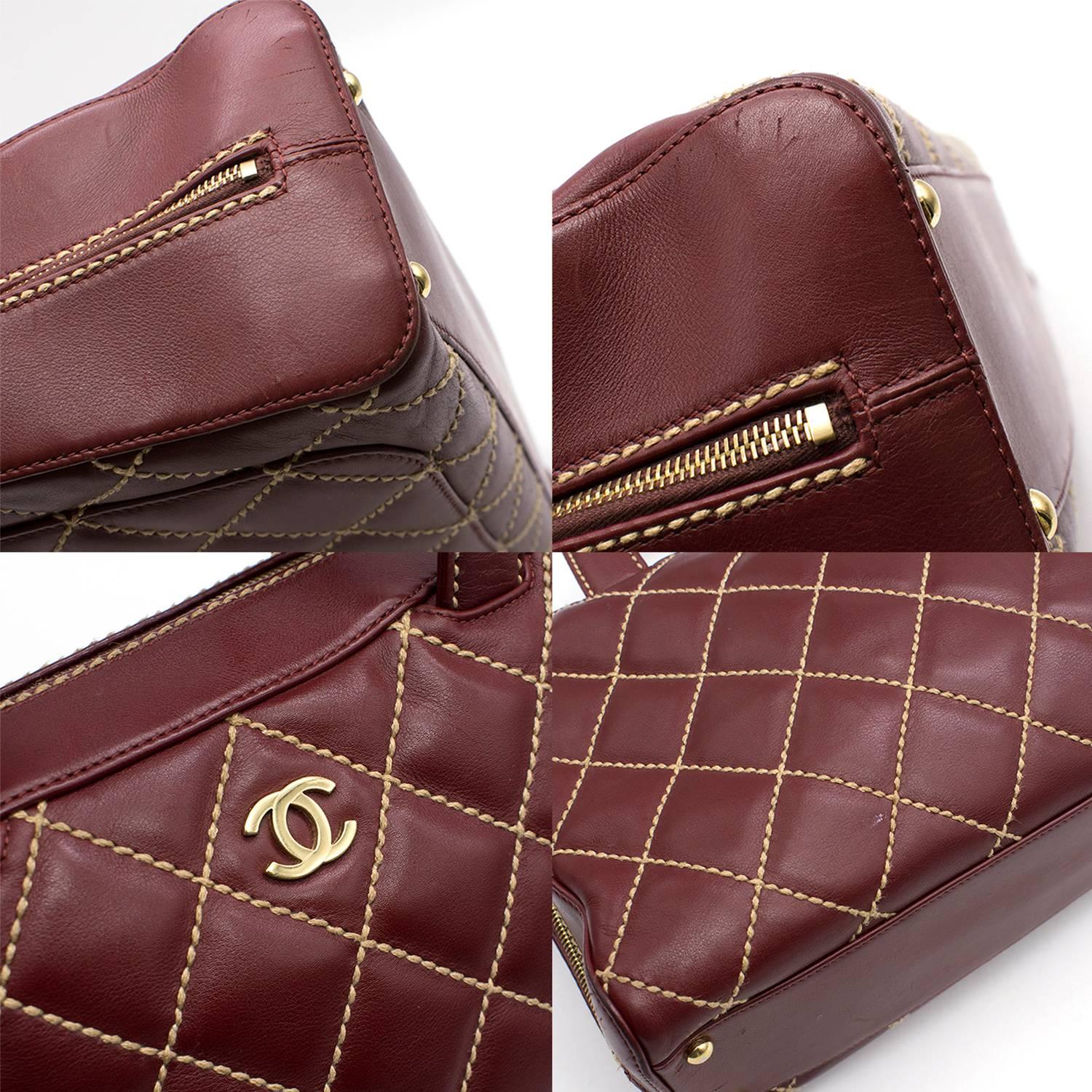 Chanel Top Handle Cherry Quilted bag  For Sale 1