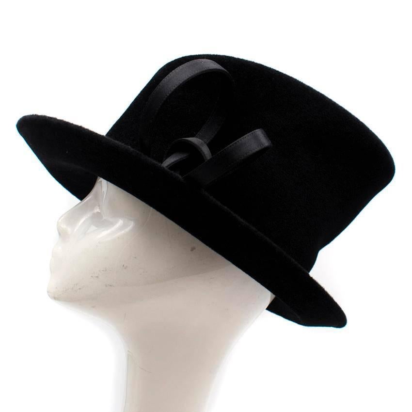 Philip Treacy Bespoke Black Top Hat For Sale 2