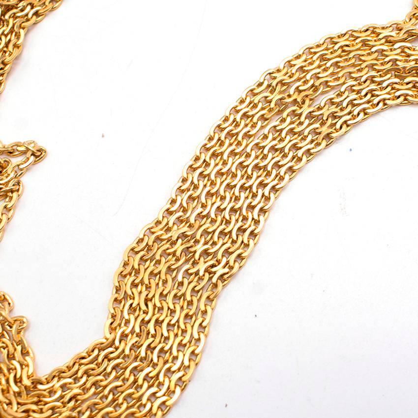 Chanel Gold Chain Belt In New Condition For Sale In London, GB