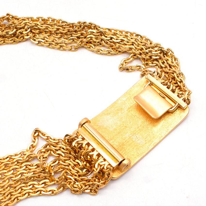 Women's or Men's Chanel Gold Chain Belt For Sale