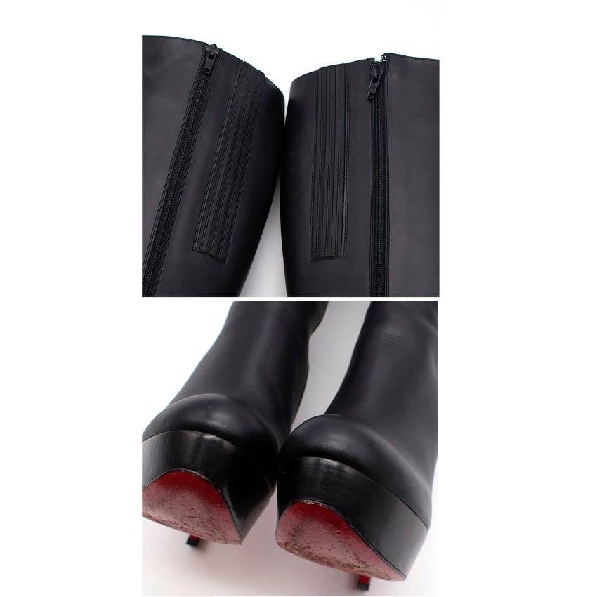 Black Christian Louboutin Bianca Botta Platform Boots (US 9)