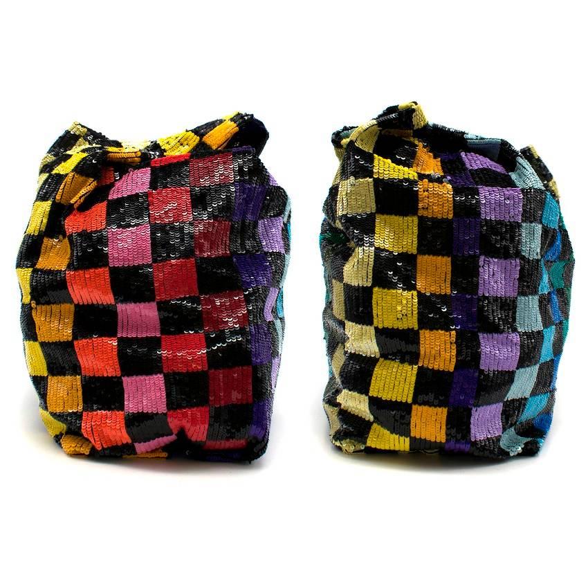 Women's Ashish multicoloured sequined bag, current 2018 Collection