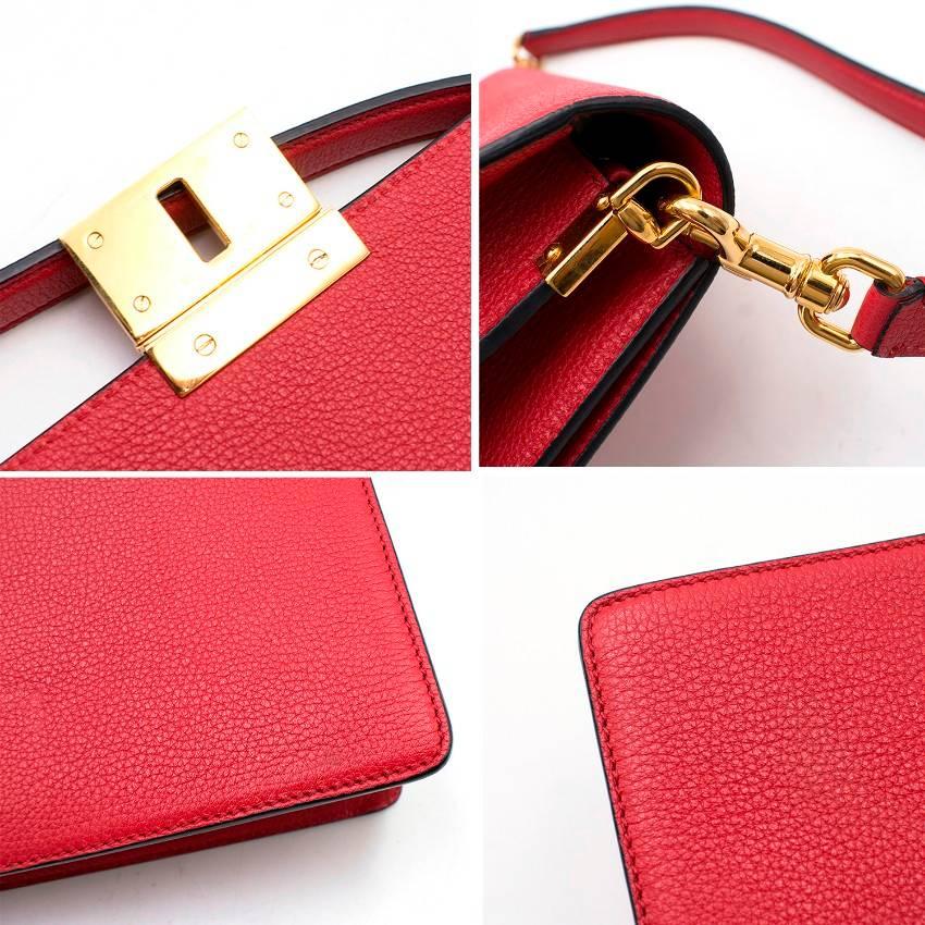 Dolce & Gabbana Red Flap Bag For Sale 2