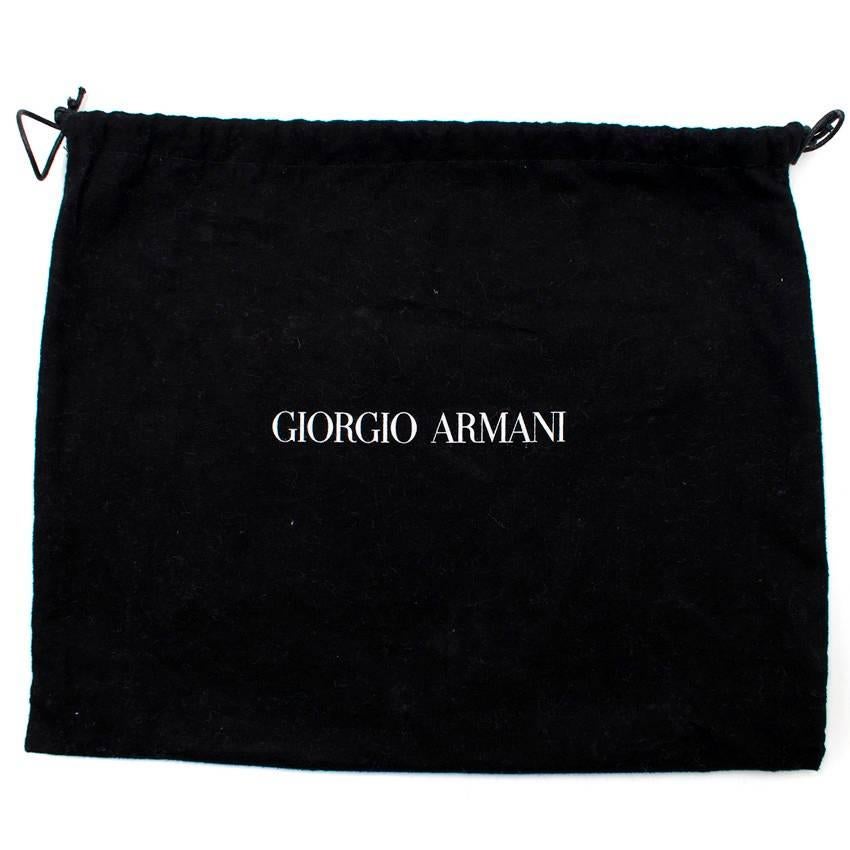 Giorgio Armani Current Collection Smooth Leather Crossbody Bag For Sale 3