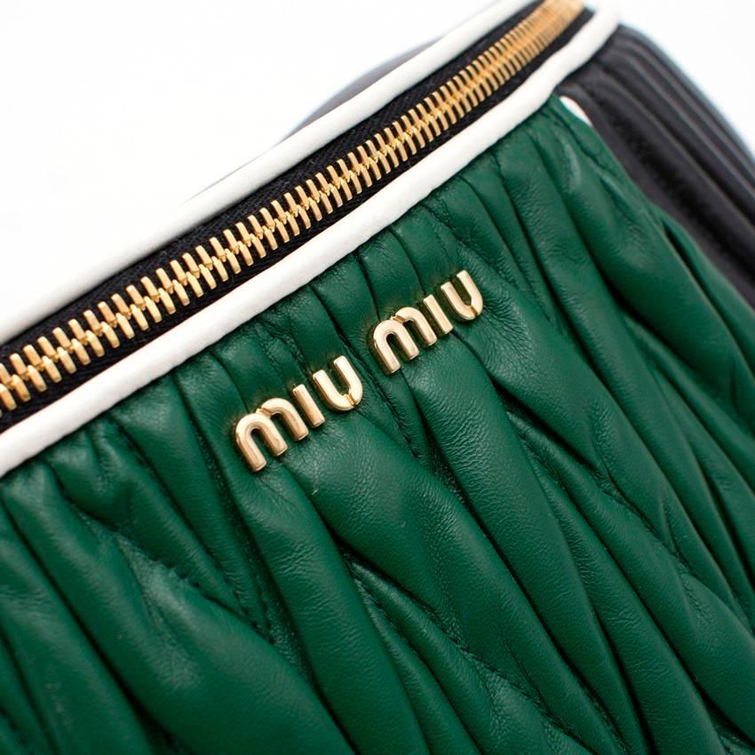 Miu Miu Matelasse Leather Belt Bag In Excellent Condition For Sale In London, GB