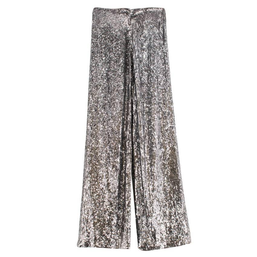 Alexis Ariette Fluid Sequin Pant

-Fully sequin pant
-Mid-rise
-Hidden zipper to the back
-Black interior lining
-Hook and eye clasp to the waist

Please note, these items are pre-owned and may show signs of being stored even when unworn and unused.
