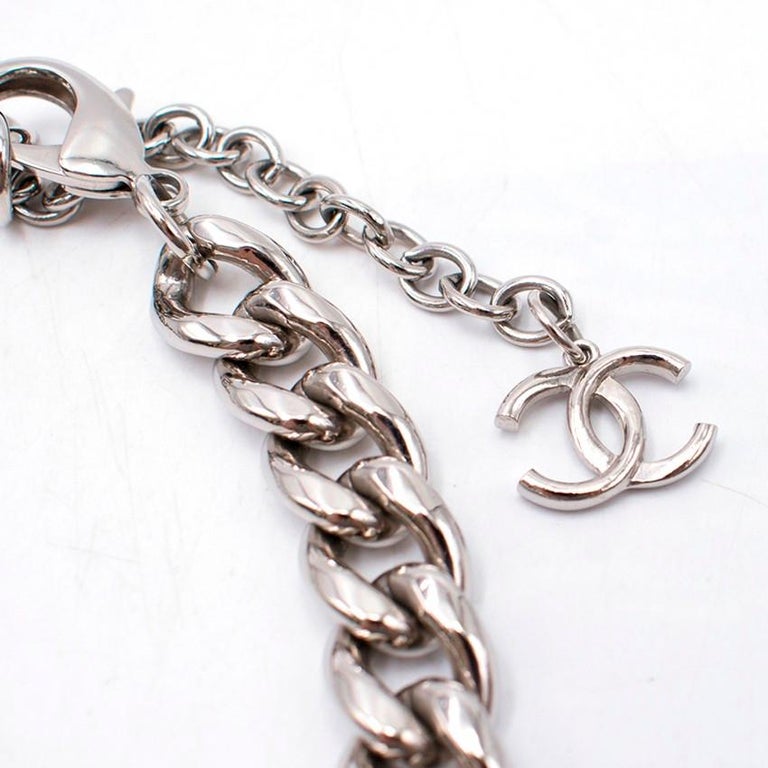 Chanel Silver-tone CC Resin Padlock Necklace at 1stDibs  gucci lock  necklace, chanel resin lock necklace, chanel cc padlock necklace