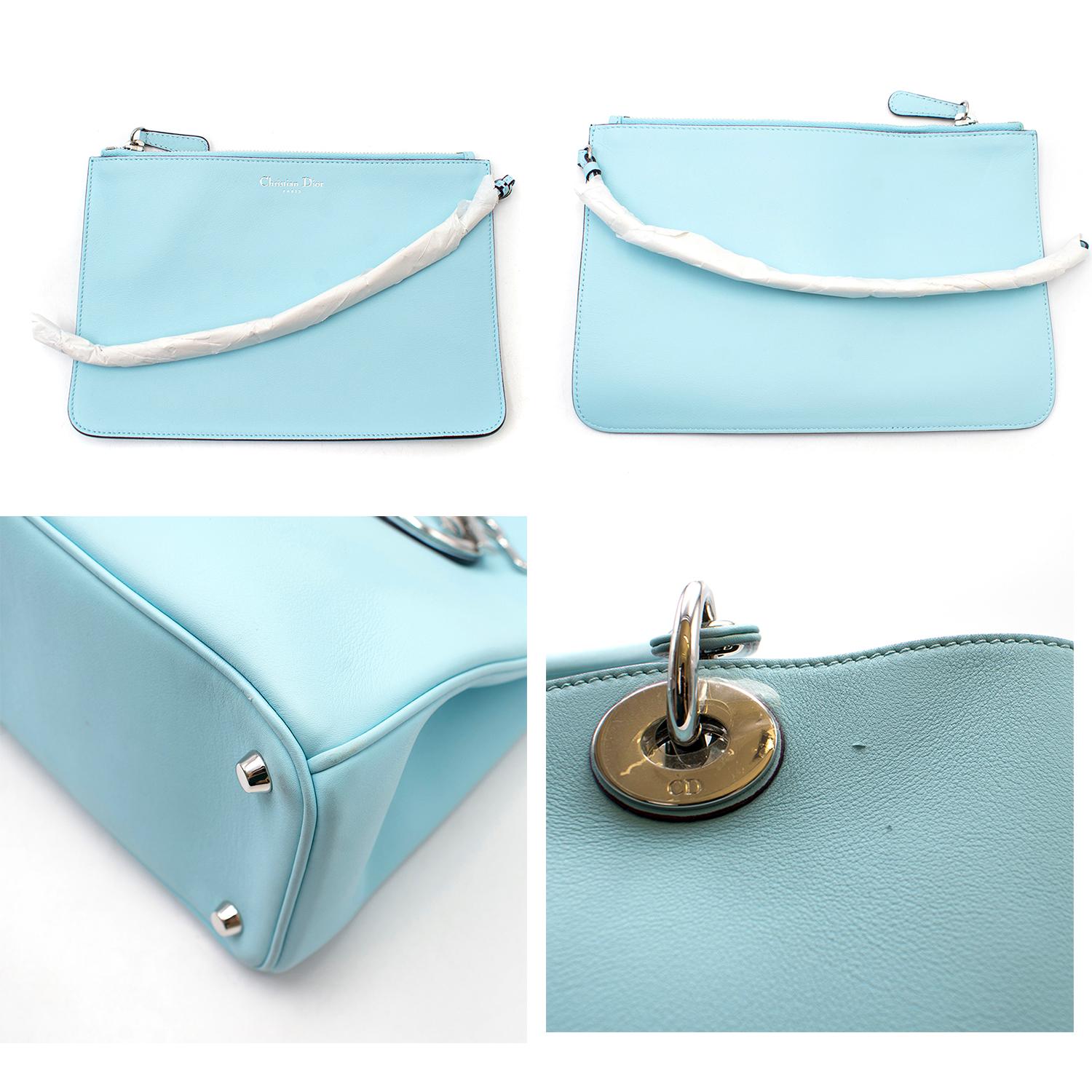 Dior Blue Diorissimo Bag For Sale 3