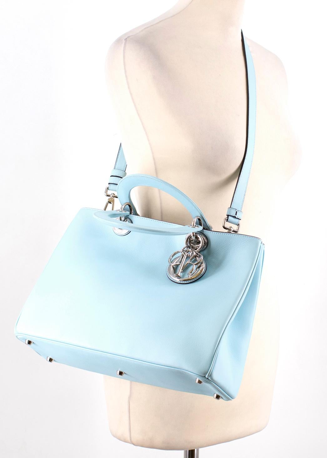 Dior Blue Diorissimo Bag For Sale 1