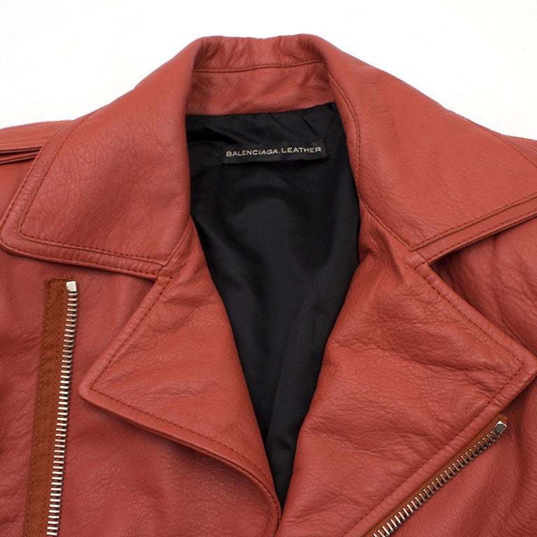 balenciaga red jacket