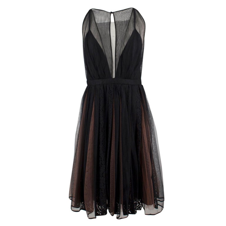 Gilmar No.21 Sheer Pleated Sleeveless Lace Dress For Sale at 1stDibs |  gilmar no 21, gilmar dress, gilmar clothing