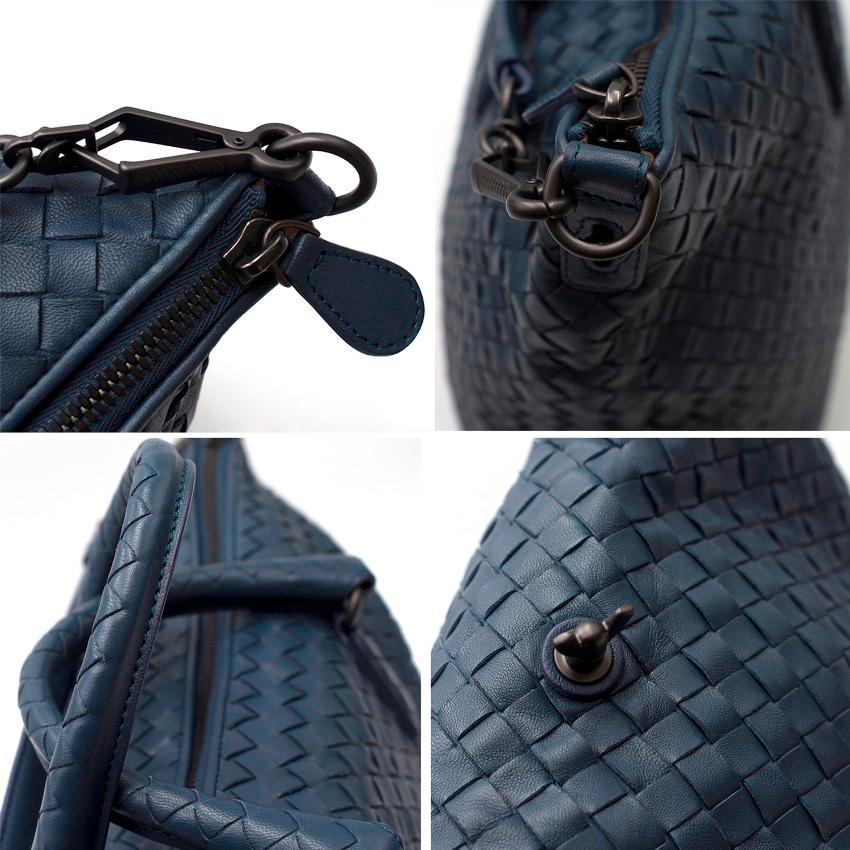 Bottega Veneta Light Tourmaline Intrecciato Nappa Leather Bag In New Condition For Sale In London, GB