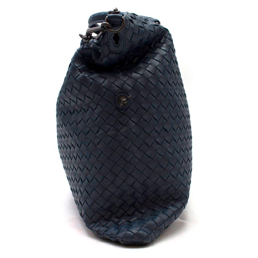 Bottega Veneta Light Tourmaline Intrecciato Nappa Leather Bag For Sale 3