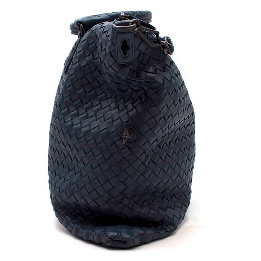 Bottega Veneta Light Tourmaline Intrecciato Nappa Leather Bag For Sale 4