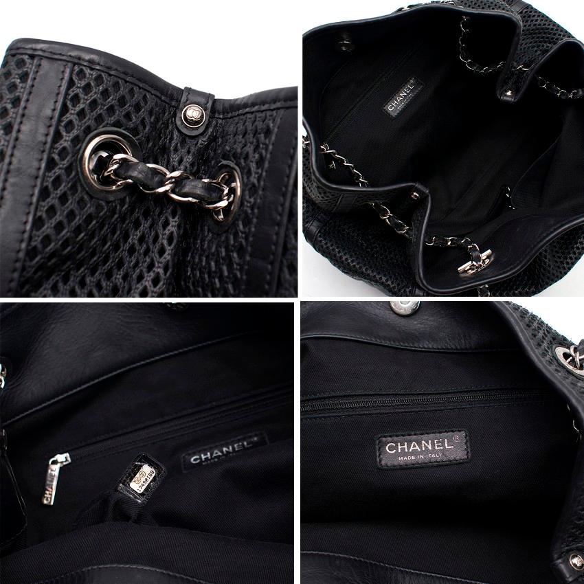 Chanel Black Up In The Air Tote Bag For Sale 4