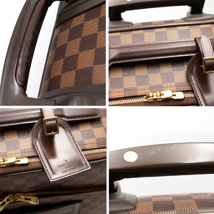 Louis Vuitton Brown Damier Ebene Pegase 55 Rolling Luggage For Sale 2
