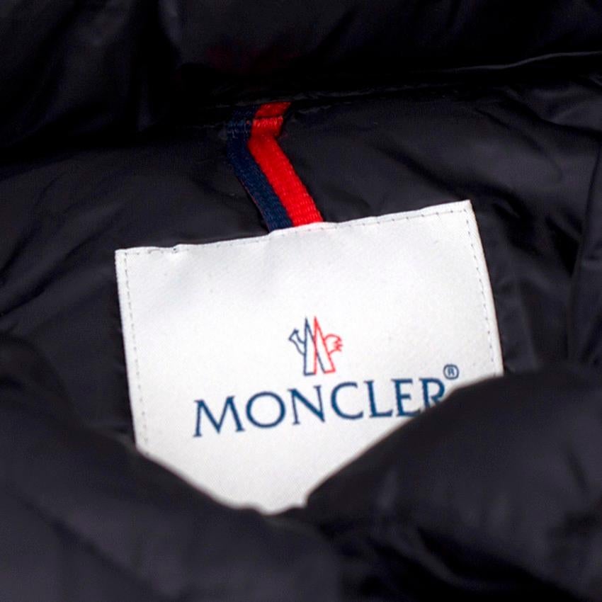Moncler Black Puffer Cape Coat US 4 In New Condition In London, GB
