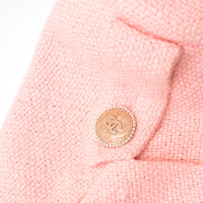 Chanel Pink Tweed Jacket US 6 1