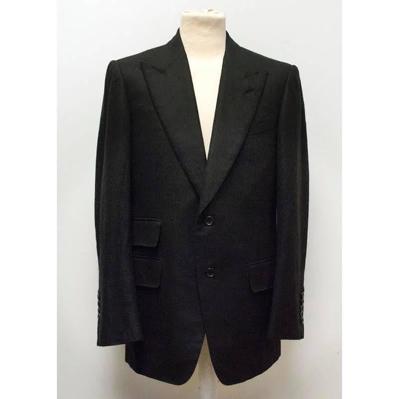Tom Ford Black Cashmere Sport Coat In Excellent Condition In London, GB