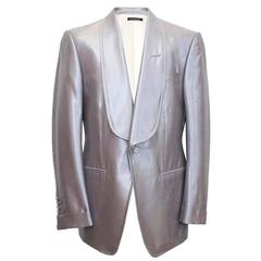 Tom Ford wool-blend Lilac Metallic jacket