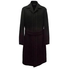 Narciso Rodriguez Men's Black Cashmere Trench Coat