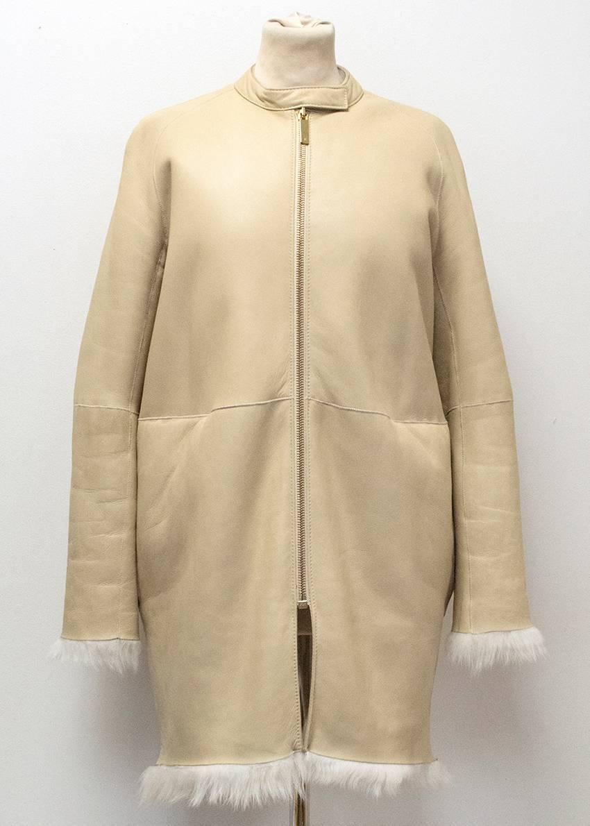 Women's The Row Lambskin Coat For Sale