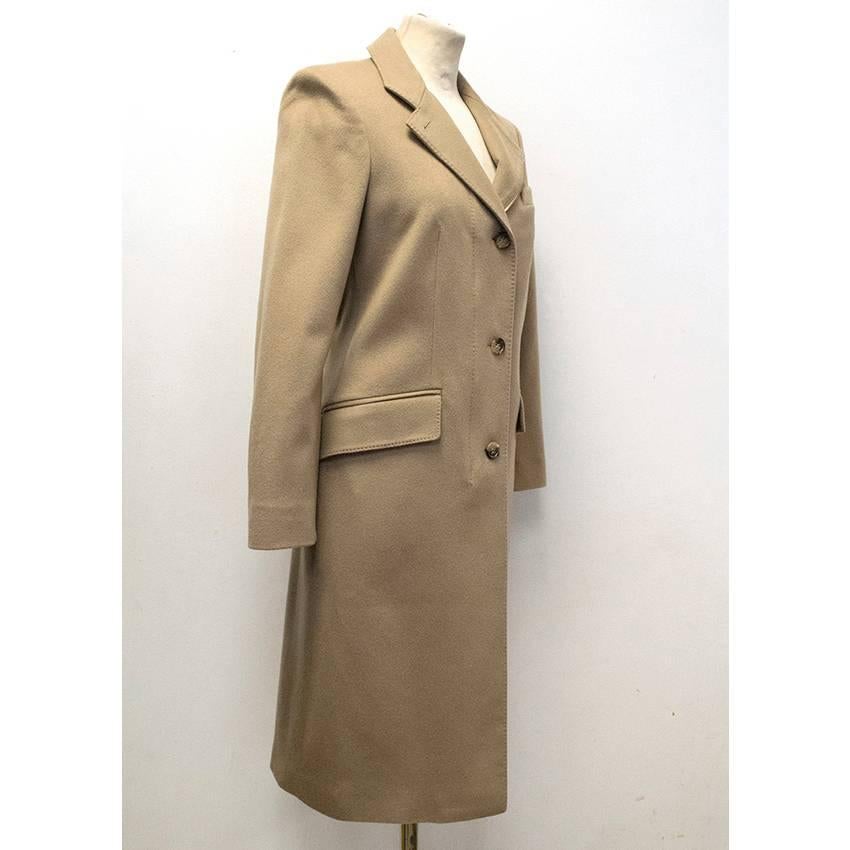 loro piana camel coat