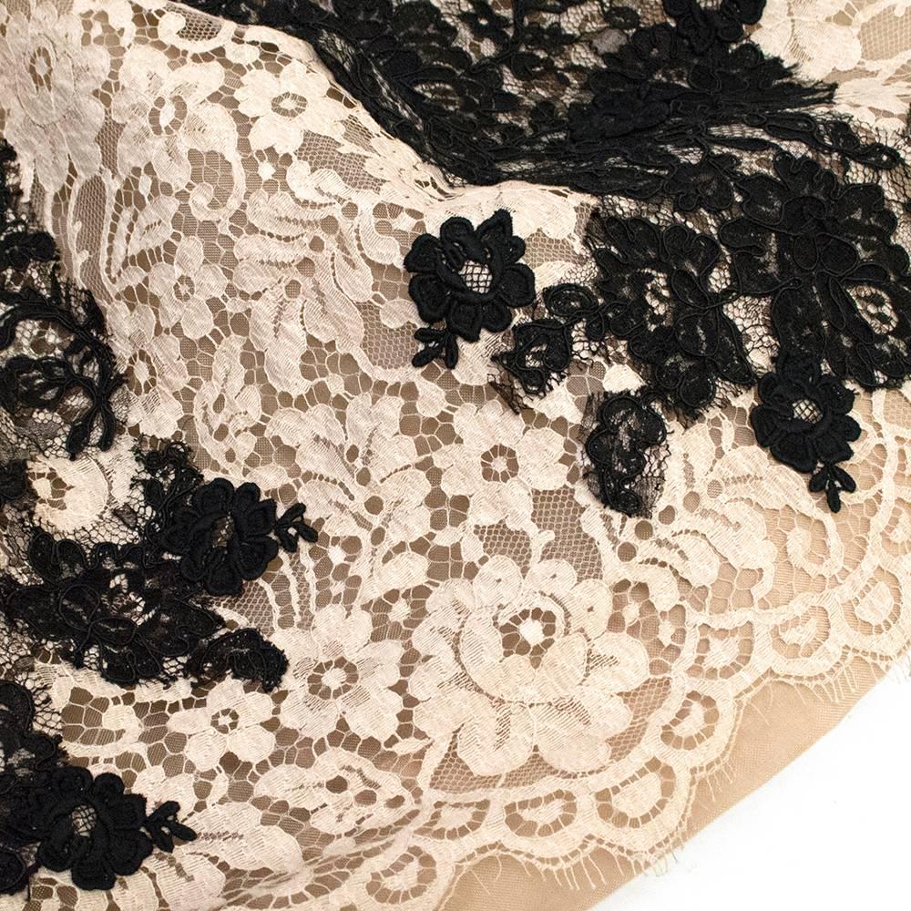 Dolce & Gabbana Couture Lace Strapless Dress For Sale 2