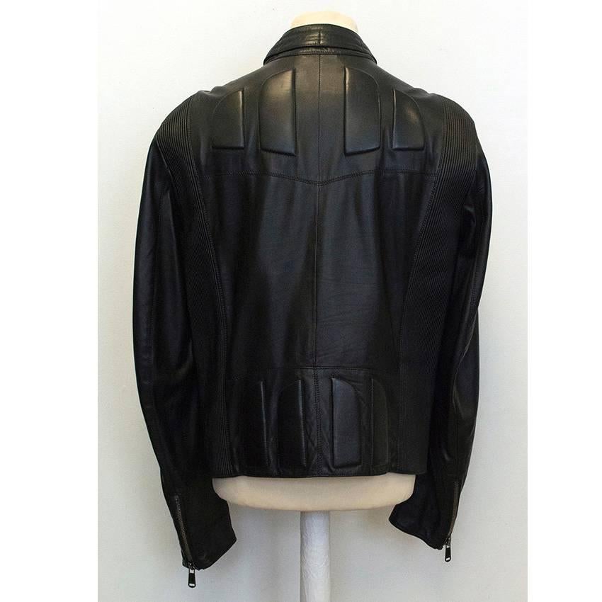 Men's Yves Saint Laurent Black Leather Jacket  For Sale