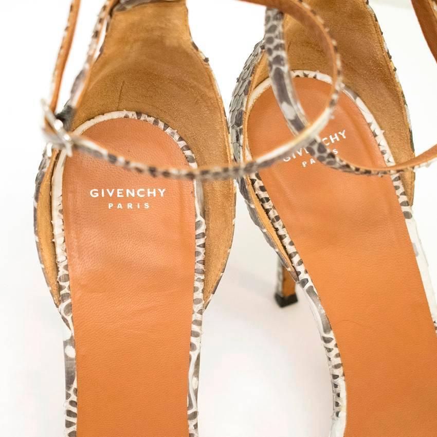 Givency Python High Heel Sandals For Sale 2