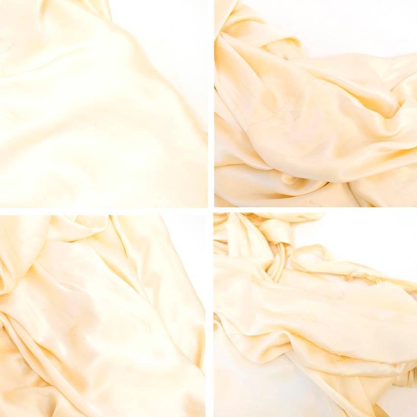Luisa Beccaria Cream Silk Wedding Gown 1