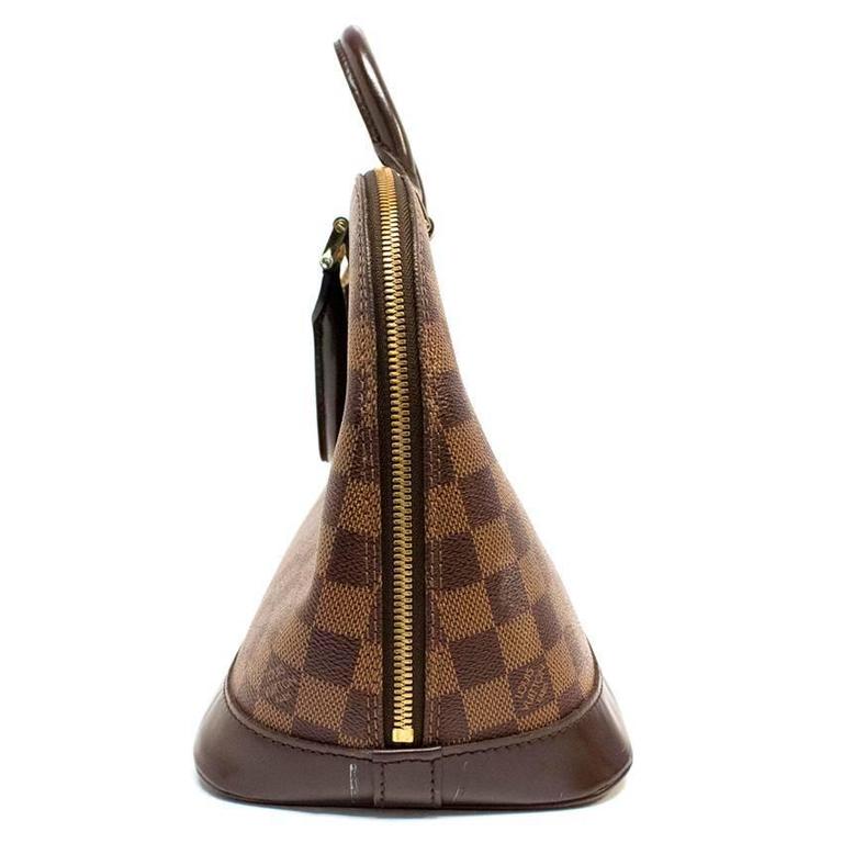Louis Vuitton Alma MM Damier Canvas Handbag For Sale at 1stdibs