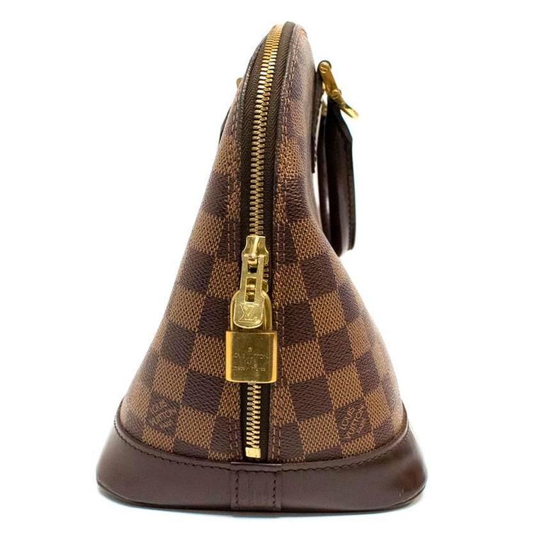 Louis Vuitton Alma MM Damier Canvas Handbag For Sale at 1stdibs