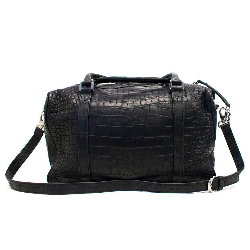 balmain alligator purse