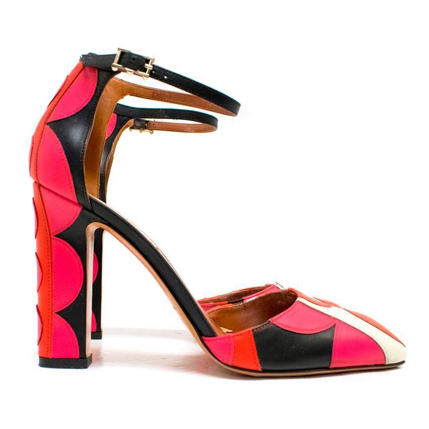 Valentino Leather Patterned Pumps For Sale 1