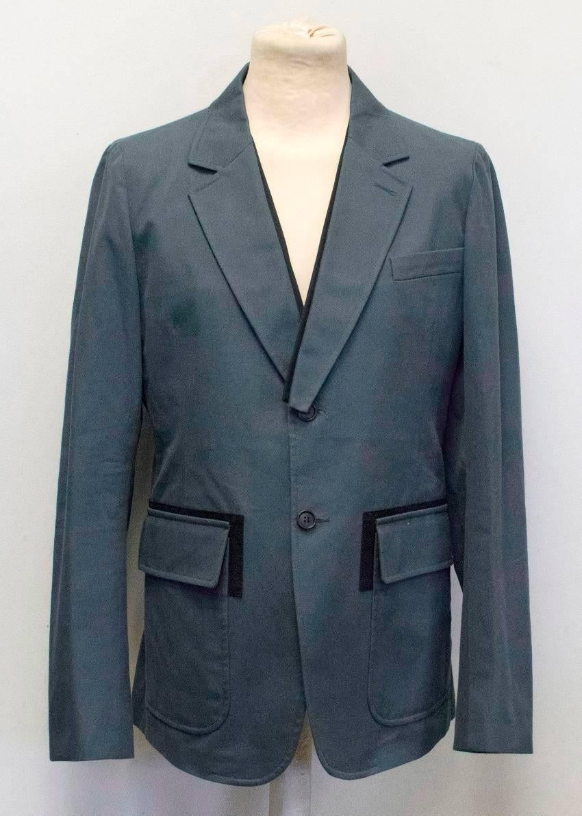 Alexander McQueen Navy Suit For Sale 1