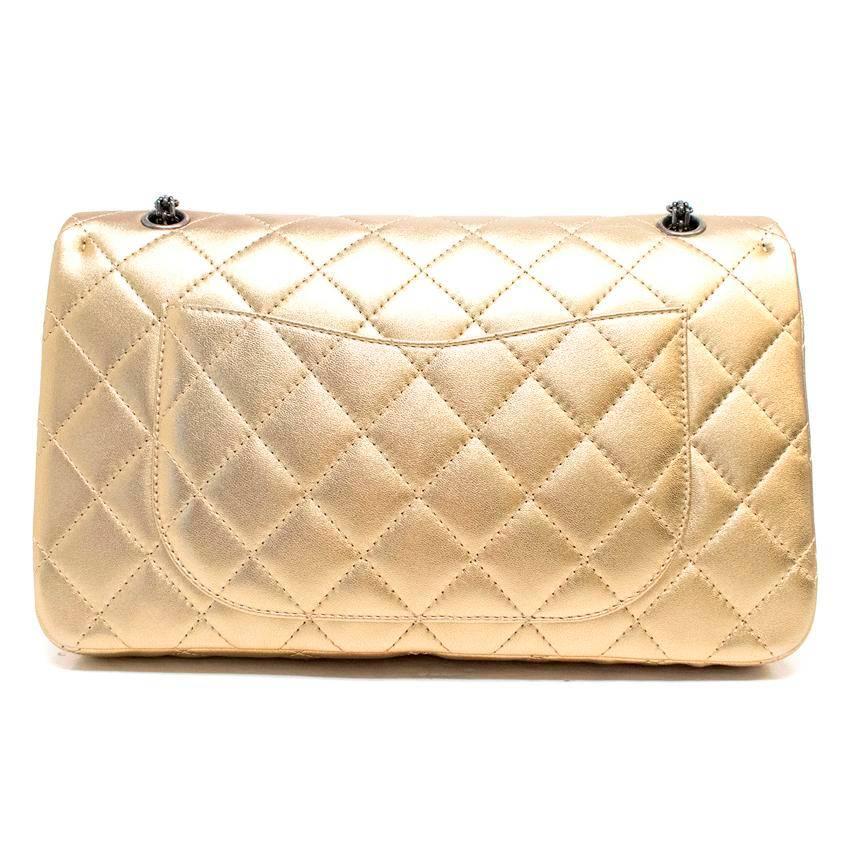 Women's Chanel Gold Flap Bag For Sale
