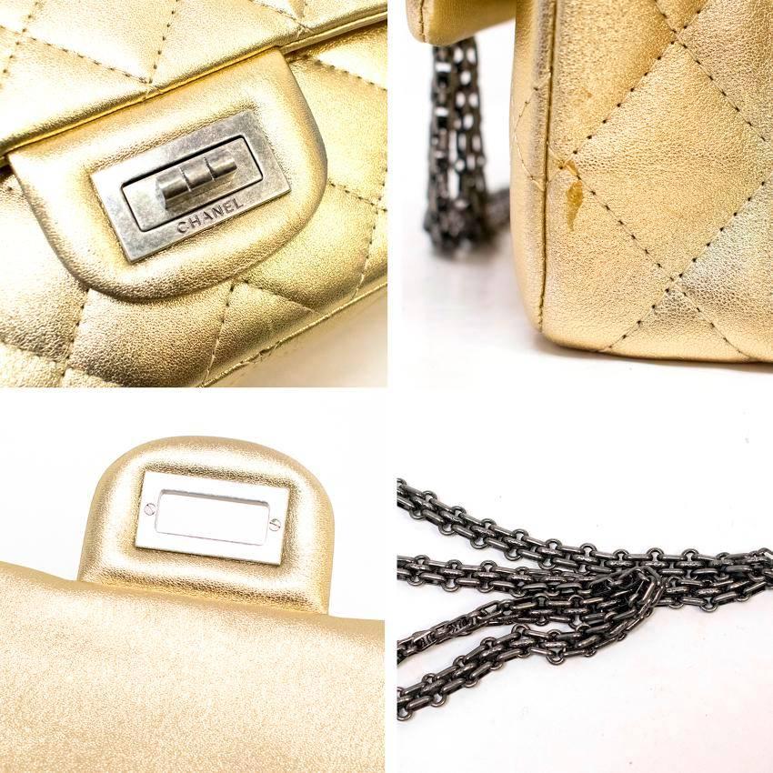Chanel Gold Flap Bag For Sale 6