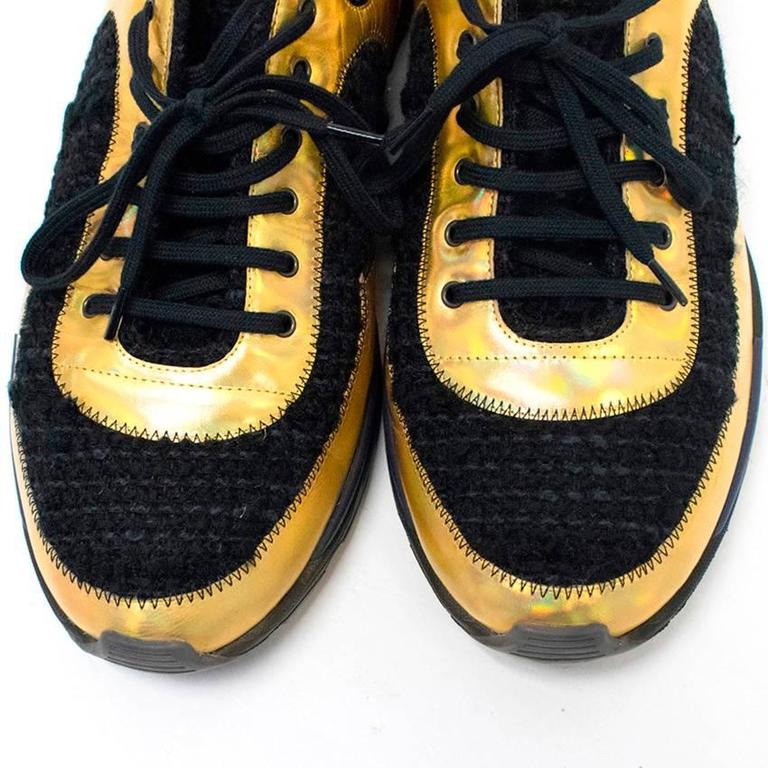 mens white chanel trainers