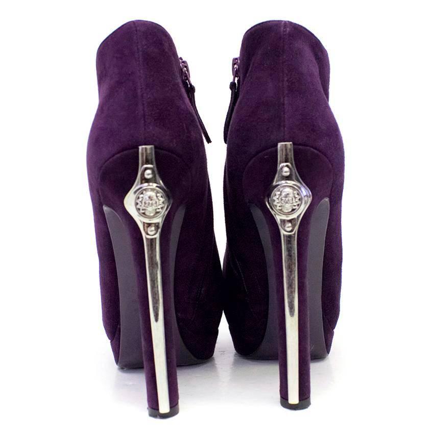 purple alexander mcqueen boots