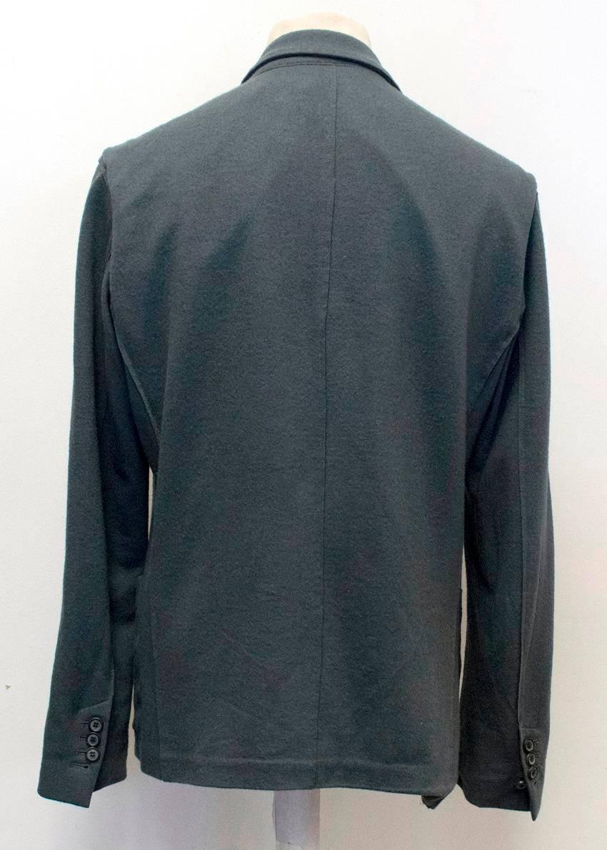 Lanvin Men's Grey Relaxed Fit Blazer In Excellent Condition For Sale In London, GB