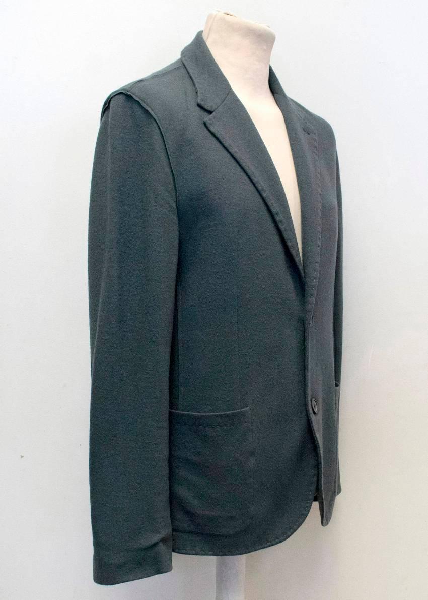 Lanvin Men's Grey Relaxed Fit Blazer For Sale 3