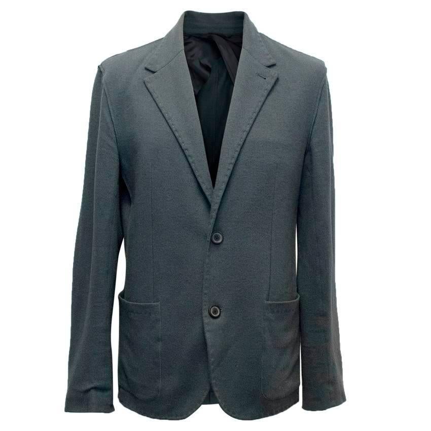 Lanvin Men's Grey Relaxed Fit Blazer For Sale