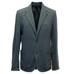 Lanvin Men's Grey Relaxed Fit Blazer