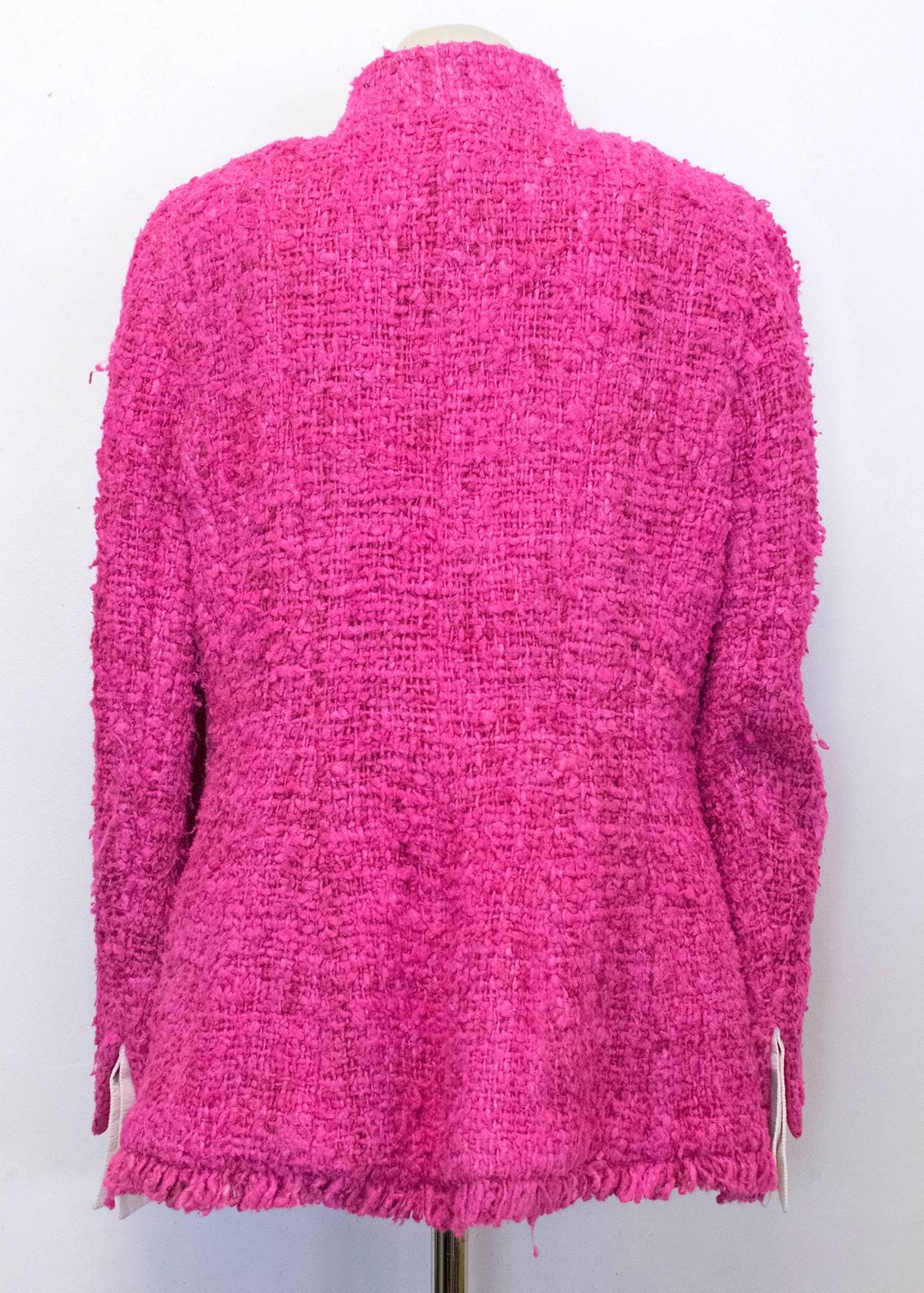 Chanel Fuschia Bombay Jacket 3