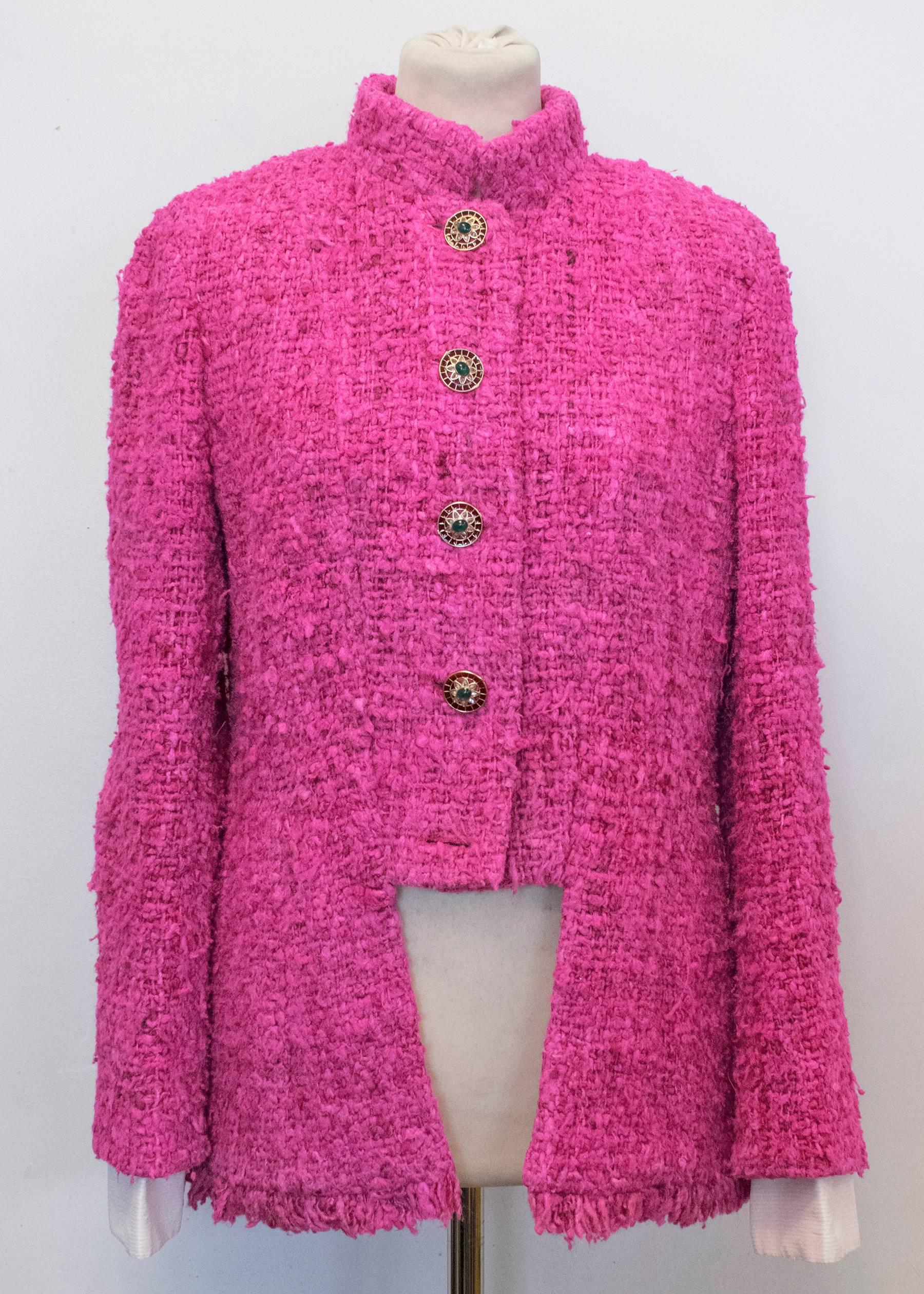 Chanel Fuschia Bombay Jacket 4