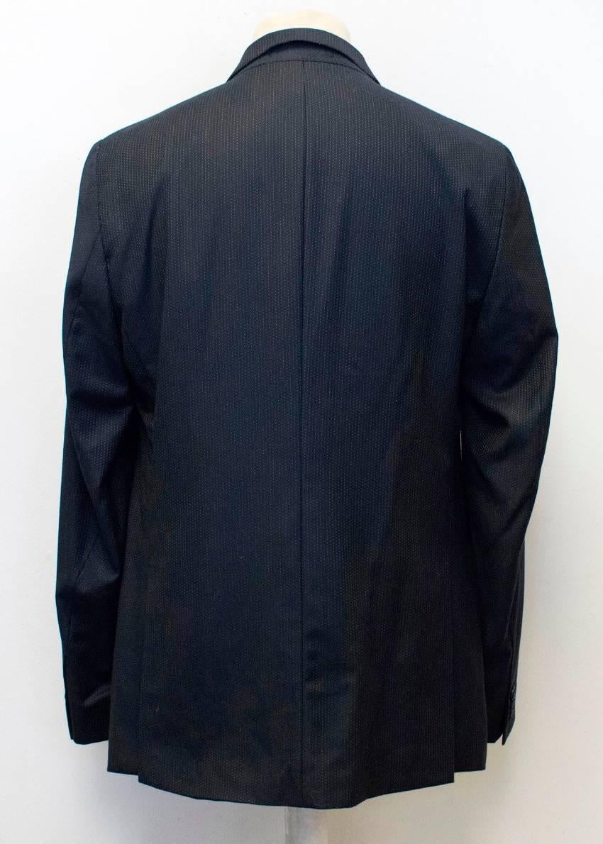Acne Men's Navy Blue Pinpoint Suit  For Sale 5