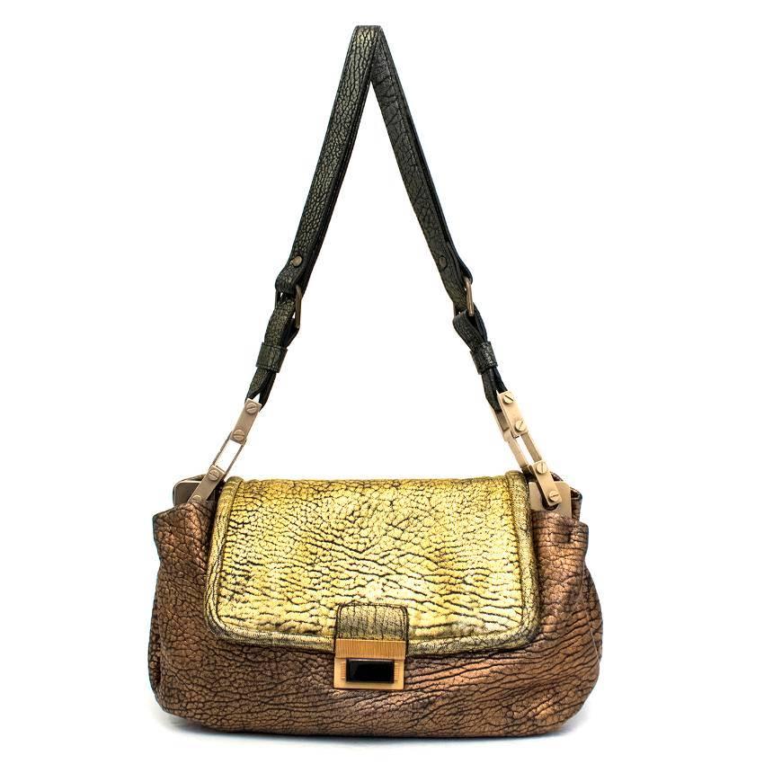 Lanvin Gold Shoulder Bag For Sale 4