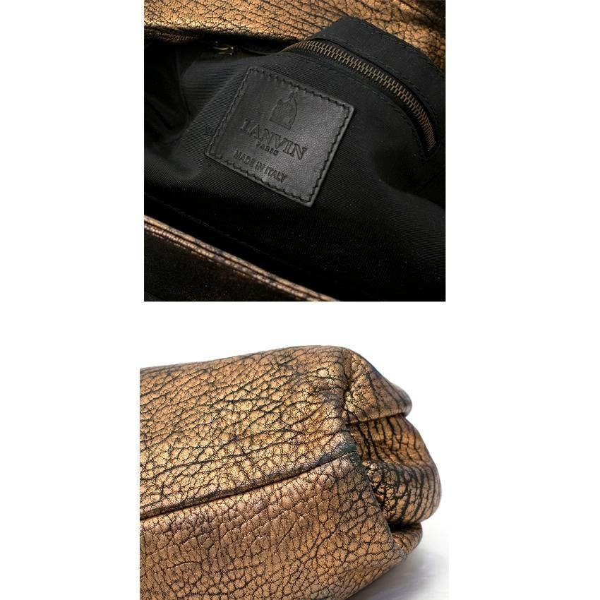 Lanvin Gold Shoulder Bag For Sale 5